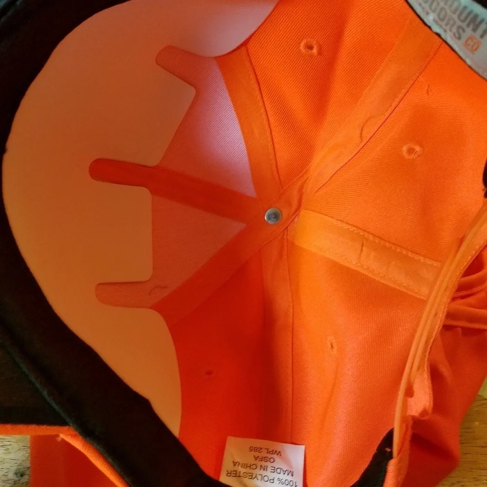 Cap & Vest Safety Color Orange OSFA Set Hunting